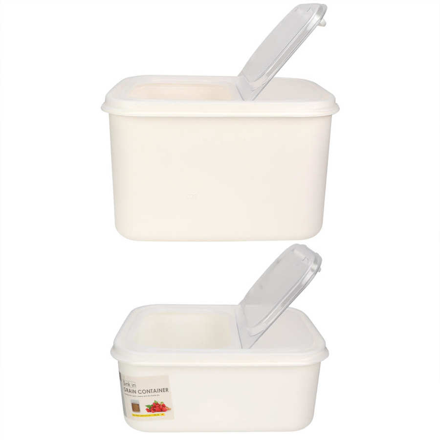 Pet Food Container Large Capacity Cat Dog Food Storage Box Container Bucket with Measuring Cup (Two Size Option)