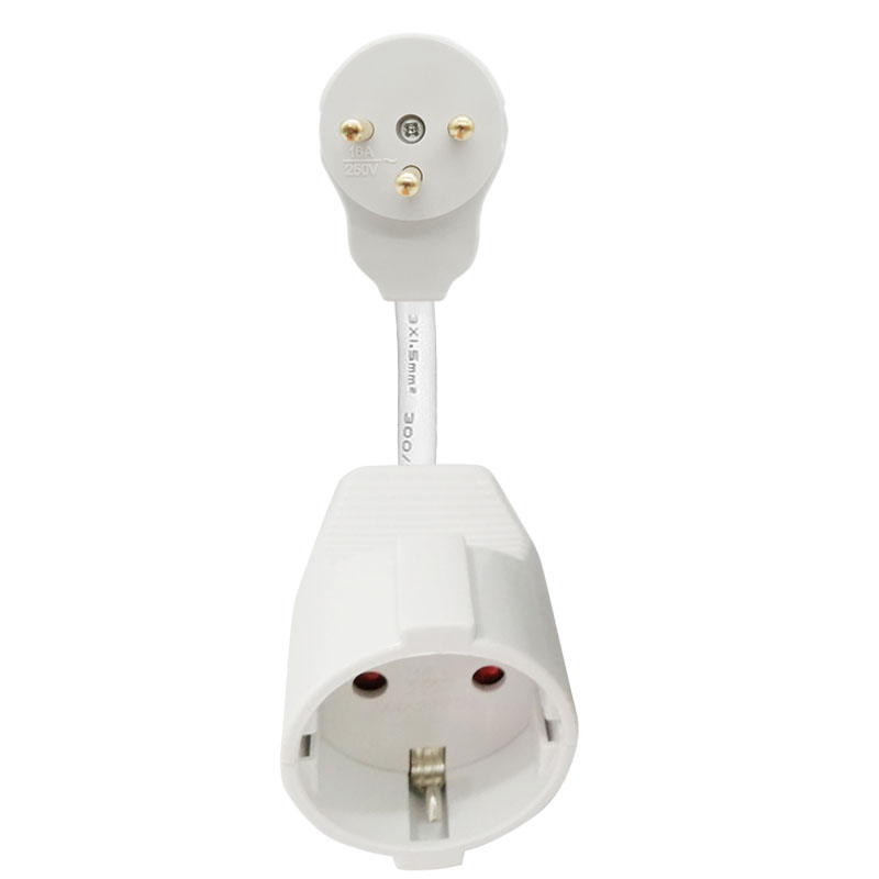 Power Extension Cable EU UK AU US Israel Male Plug TO EU Female Adapter Power Cord Electrical Plug Charging Conversion: army green / Japan Plug