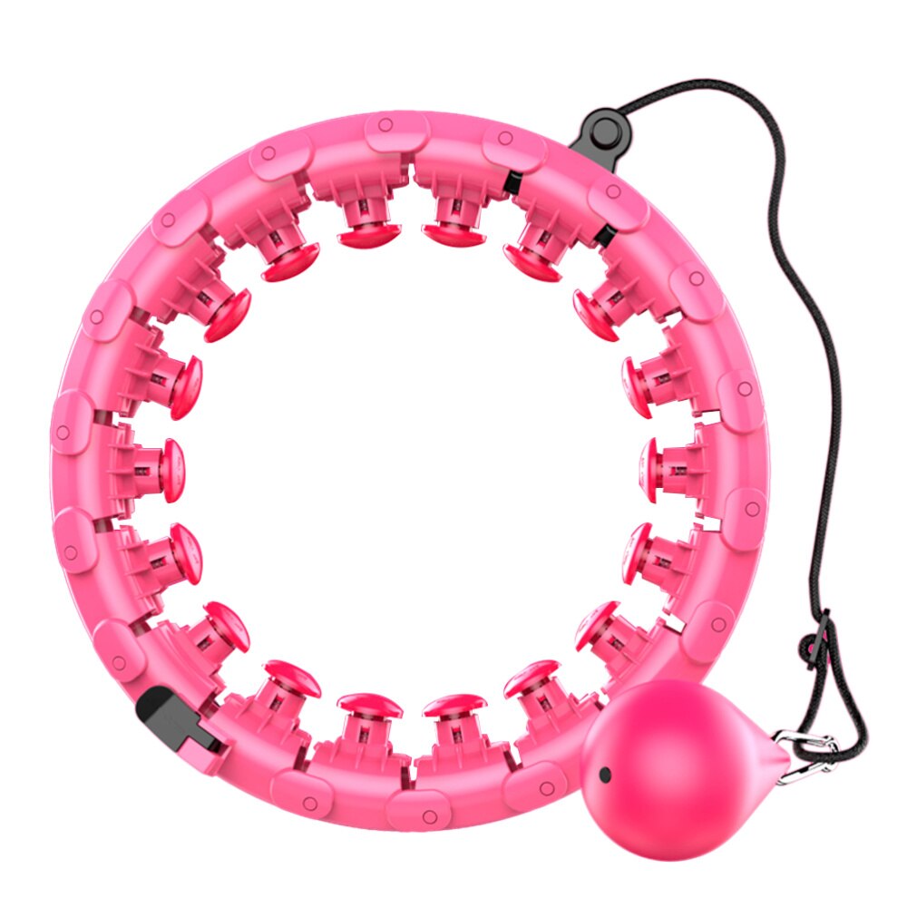 1PC Practical Convenient Abdomen Slimming Hoop Adjustable Fitness Hoop for Lady Madam: Default Title