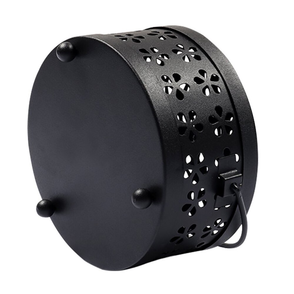 Ennoxwi Mosquito Wierook Houder - Metalen Spiraalhouder met Cover & Handvat