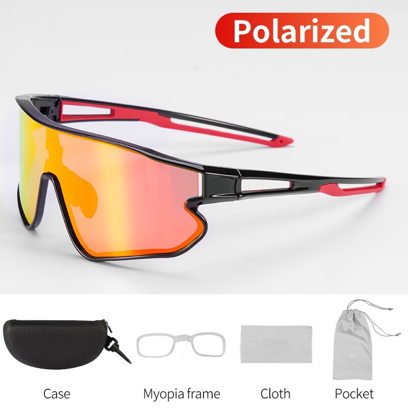 Fietsbril dames meekleurend sportfiets gepolariseerde zonnebril mtb fiets wandelbril bril 100%  speedcraft: Gepolariseerd 1