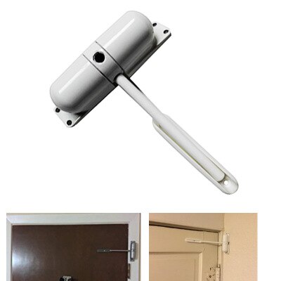 Beste 20-70 kg Zinklegering Lente Deurdranger Automatische Gemonteerd Deur Stopt Verstelbare Oppervlak Deurdranger