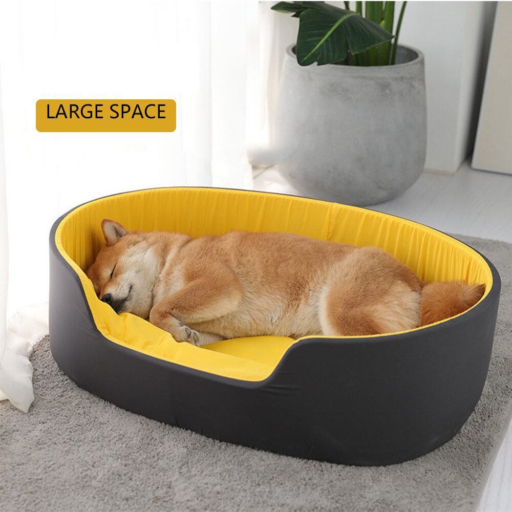 3D Wasbaar Kennel Huisdier Bed Voor Grote Honden Kat Huis Pop Mat Alle Seizoen Product Puppy Kussen Ligstoel Bench sofa Accessoires