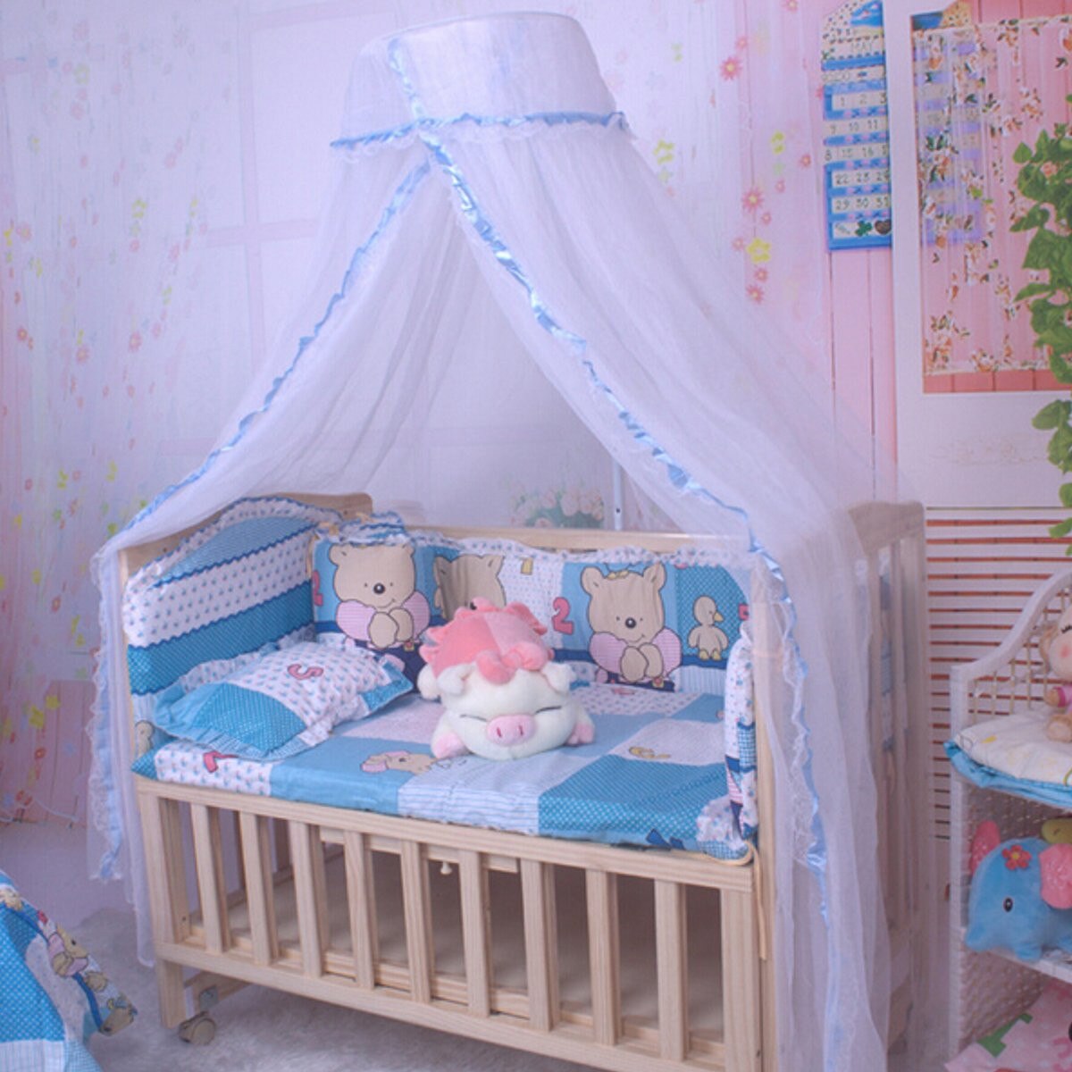40 x 150cm Baby Infant Dome Mosquito Net Toddler Bed Crib Canopy Netting Kids Bedroom Bedding