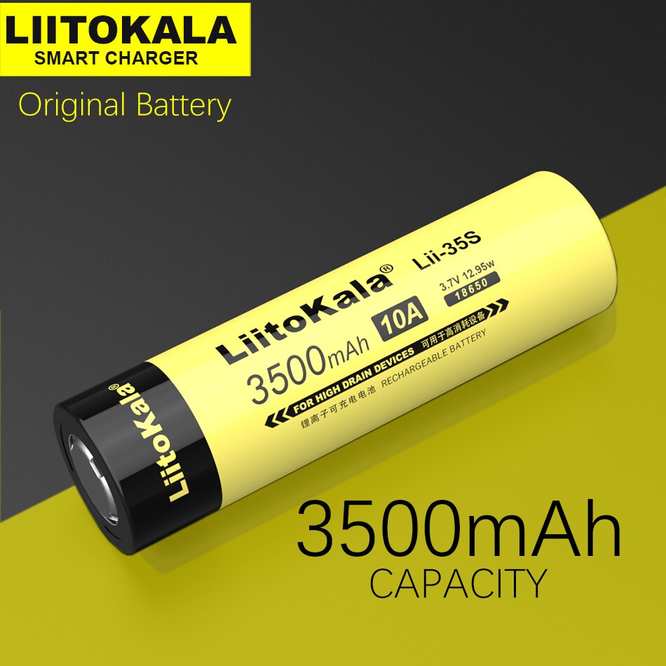 LiitoKala 18650 bateria Lii-35S Lii-31S 3.7V Li-jon 3500mAh 3100mA akumulator robić urządzeń wysoki odpływ.