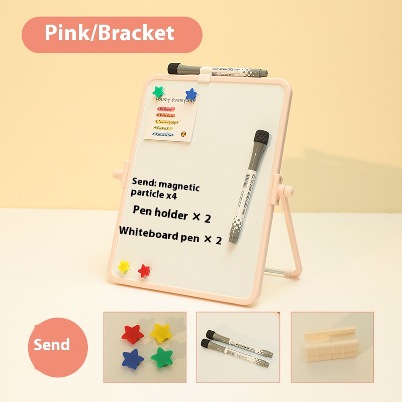 Funi Dubbelzijdig klein whiteboard Magnetisch uitwisbaar beugeltype Whiteboard Bureau Schrijfbord Hangend Educatief Graffiti Klein tekentafel Thuisbord Prikbord Tafel Notitiebord Uitwisbaar: 72*48 inches / Optie 3