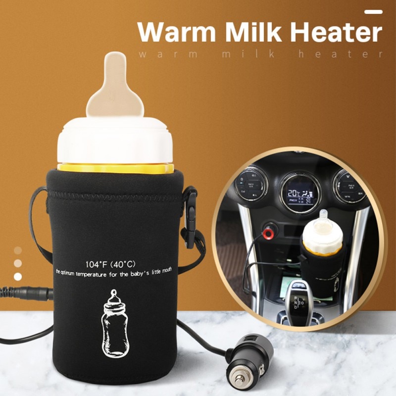 Snel Baby Verpleging Fles Heater Draagbare USB Melk Water Warmer Reizen Wandelwagen Geïsoleerde Zak Zuigeling Voedsel Melk Auto Warmer