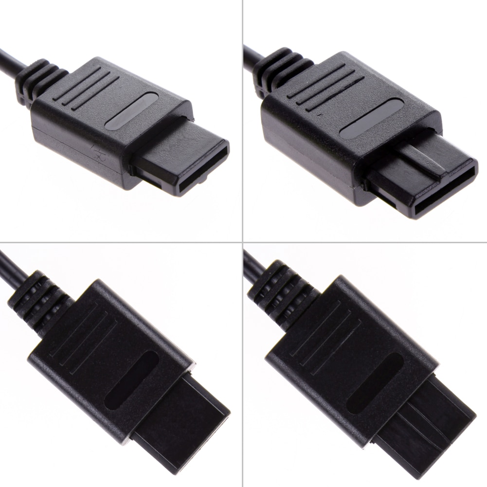 1.8m AV TV RGB Cable Euro Scart Plug Video Wire Stereo Audio Line For Nintendo SNES Gamecube N64 Console Game Accessories TV