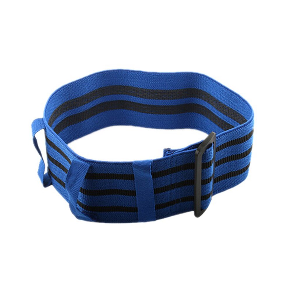 Elastisches hüft- und gesäßband, verstellbarer riemen für oberschenkel, beine und po, geeignet für heimfitness und yoga  zj55: Blau