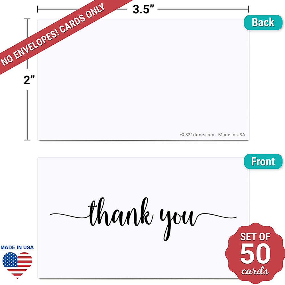 Gracias por apoyar mi tarjeta de visita pequeña, tarjeta de felicitación de agradecimiento, color blanco, 9x5,4 cm, tienda de vendedores, 10-30 piezas