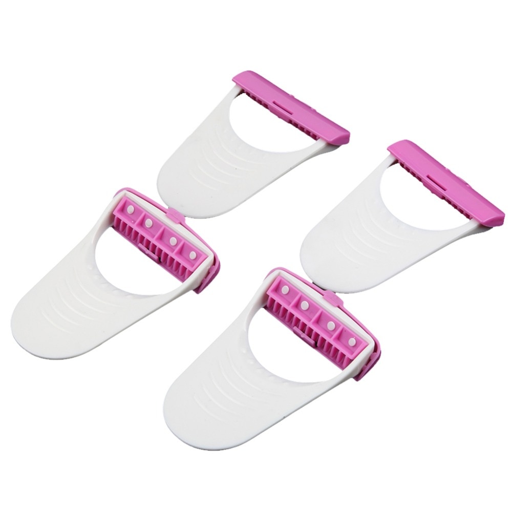 Portable Armpit Razor Hair Removal Epilator Women Beauty Manual Shaver Hair Remover 4pcs/set