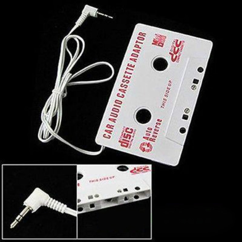 Universal Car Cassette Tape Adapter Cassette Mp3 Player Converter 3.5mm Jack Plug For iPod iPhone AUX Cable CD Player TXTB1