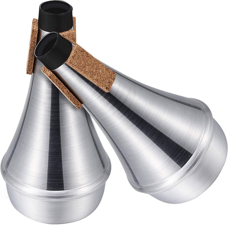 2 Packs Praktijk Trompet Mute Trompet Onderdelen Accessoires Praktijk Mute Trompet: Default Title