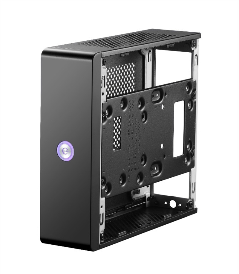 PC Mini ITX Case Horizontal Desktop Computer Bludio Empty Chassis Aluminum Alloy HTPC Home Theater Gaming Case D