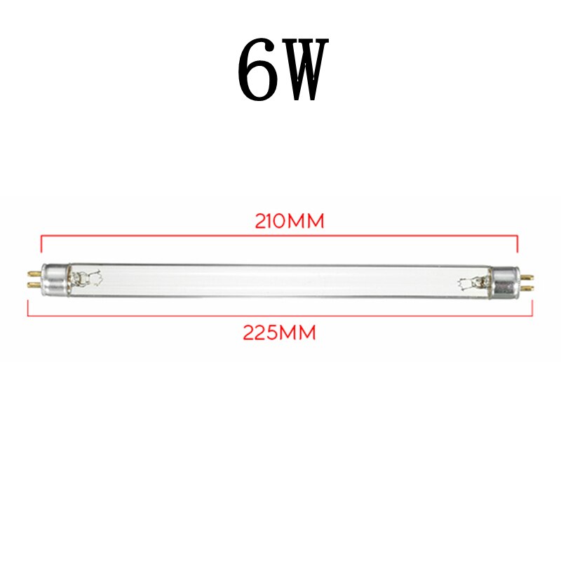 T5 4W/6W/8W Uv Desinfectie Lamp Buis Ultraviolet Lamp Licht Blauw 14.8Cm/22.5Cm/29.5Cm Steriliseren Lamp Lampen: 6w