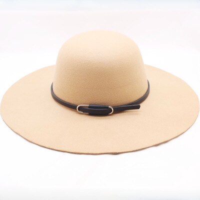 Kvinder vinter klassisk retro damer fedora jazz bredbånd bomuld søde toppe jule top forældre-barn kasket solhat: Kamel / Voksen 56-58cm