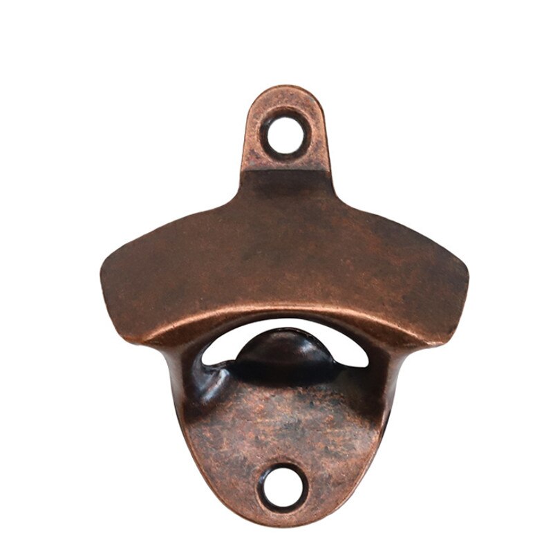 Abridor de botellas de vino montado en la pared, sacacorchos rústico Vintage de champán, herramientas de bronce antiguo para cocina, cafetería y Bar, 10 unids/set por juego: 10pcs red copper