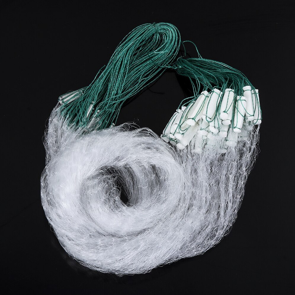 1Pc 8m/20m Fishing Net Single Mesh Nylon Durable Float Trap Monofilament Gill Net Fishing Accessories for Hand Casting