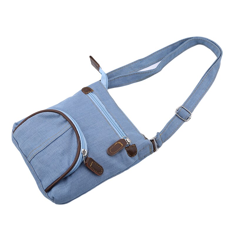 Lady 'S Tassen Denim Vintage Crossbody Tas Modieuze Tassen Voor Vrouwen Draagbare Handtas Vrouwelijke Massage Zak