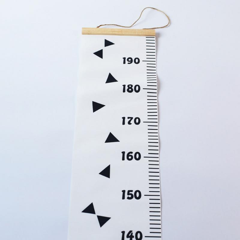 20*200cm höjdmått vägghängande baby barn barn tillväxtdiagram höjdmät linjal väggdekor för rum hem sovrum inredning: Triangel
