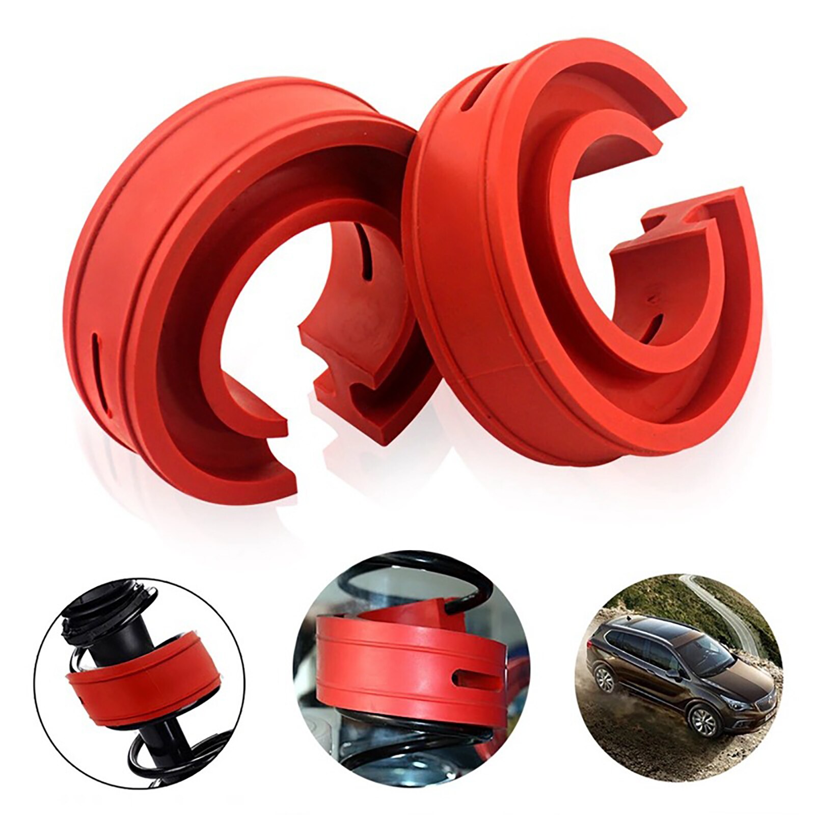 Car Shock Absorber For Car Buffer Spring Bumper Power Auto-buffers A/B/C/D/E/F/A+/B+ Type Springs Bumpers Cushion Universal