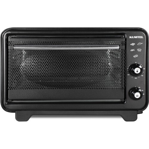 Kumtel piekarnik elektryczny wielofunkcyjny piekarnik ze stali nierdzewnej burda 1420W zawiera blacha robić pieczenia i piekarnik przemysłowy 32 L