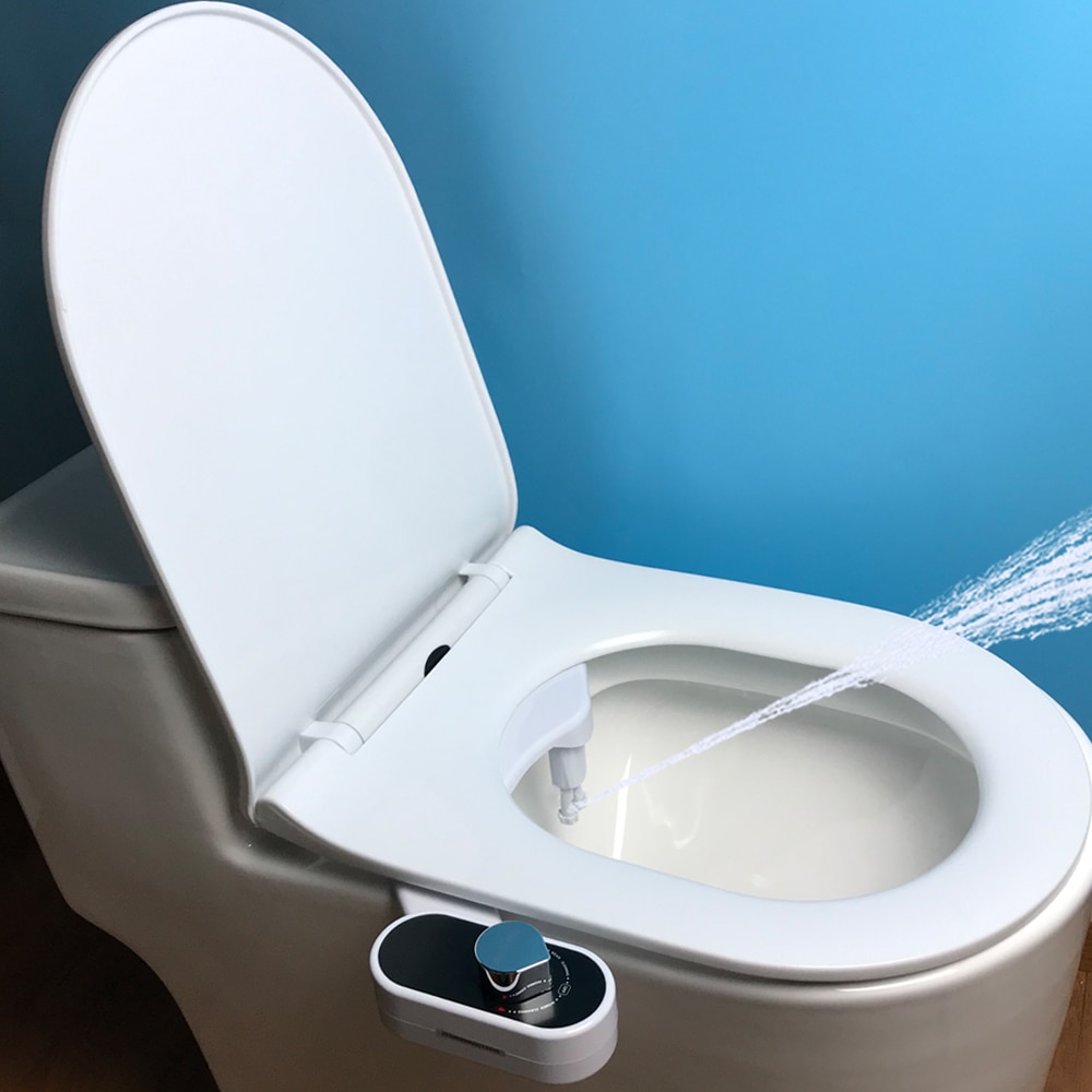 Vrouwelijke Bidet Dual Nozzle Wc Hygiënische Bidet Toilet Seat Attachment Bidet Voor Vrouwen En Man