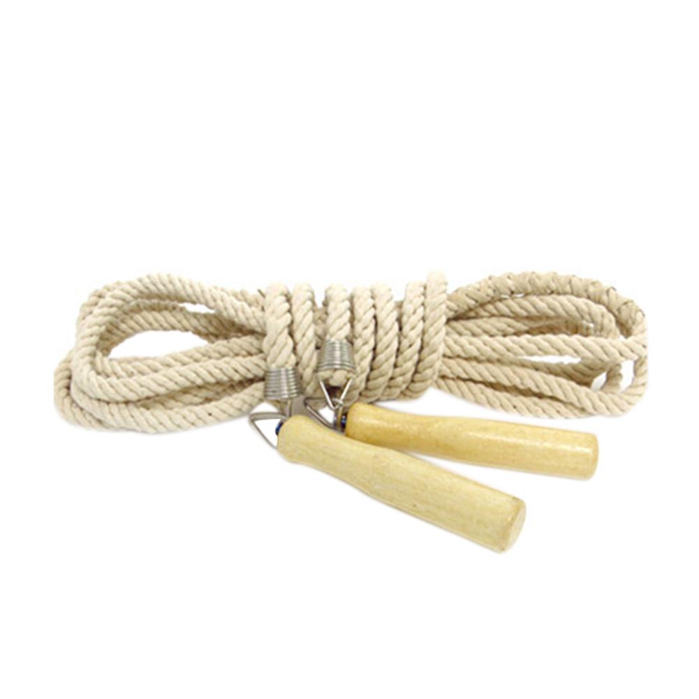1PC skipping Sports Skipping Rope Practice Speed Jump Wood Grip Handle Children Adult Group Jumping Training 5M or 10M