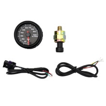 Öl Manometer + Sensor Digital LED DC 12V 52mm 0-100psi für Universal- Auto