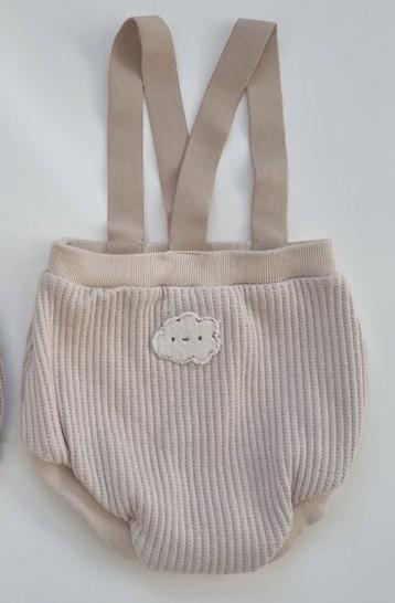 Niedliche Baby-Overall, Baby-Karosserie aus baumwolle, kleinkind-kurze Hose mit hohem bund, frühlings-Karikatur-babykleidung für jungen und mädchen: Beige / 12m 80cm