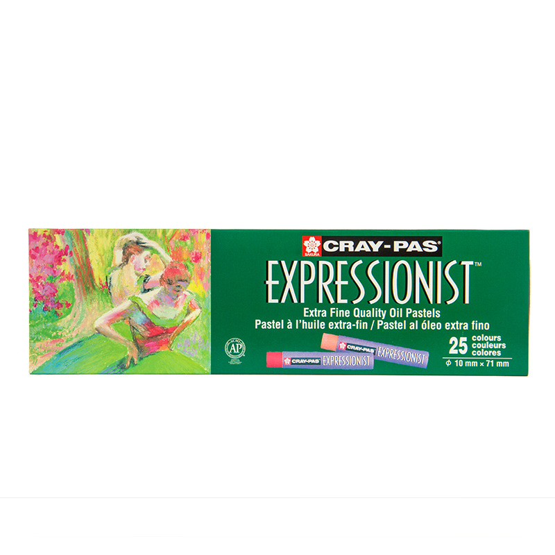 Sakura olje pastell sett xlp 12/16/25/36/50 stykker cray-pas ekspresjonistisk assortert farge låve graffiti farge fargestiftdrakt: 25 farger