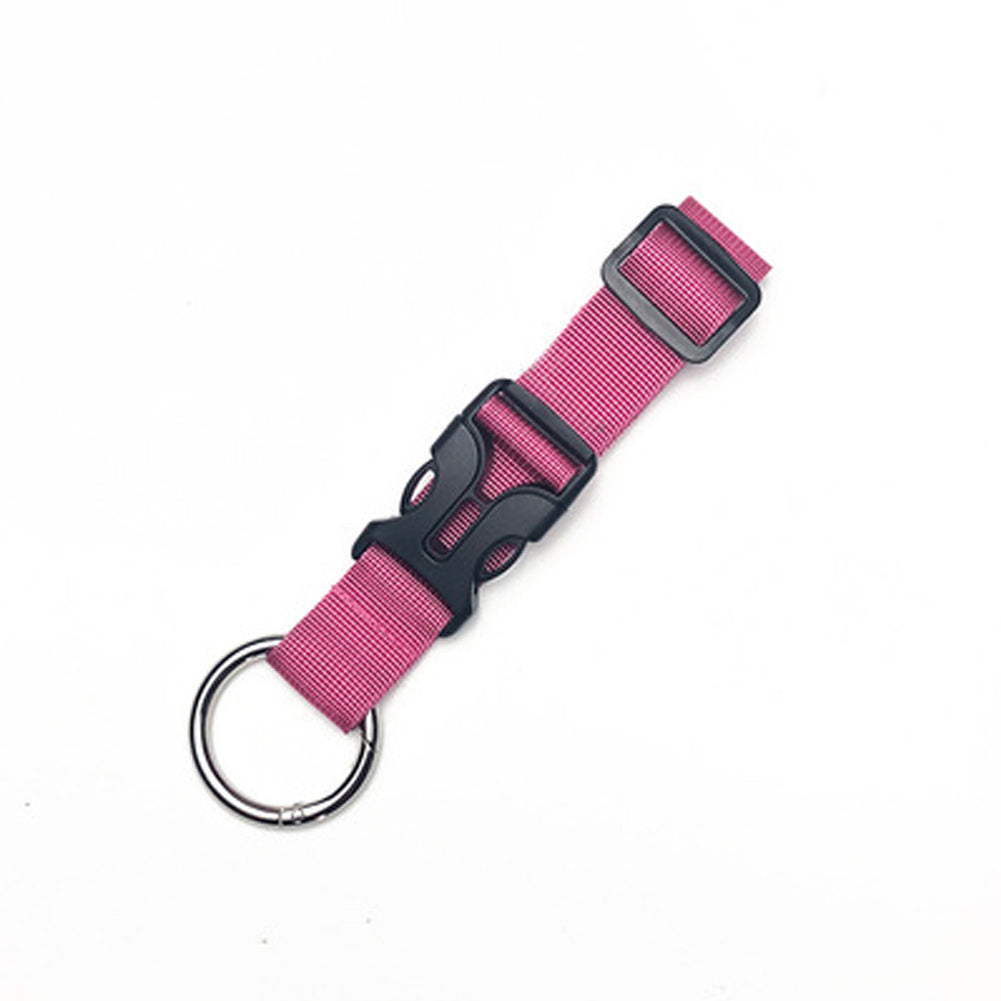 Reisebagasje fast stropp ryggsekk utvendig stropp bærbar stropp med utløserspenne tilleggsveske bagasjestropp belte jakkeholder: Sjokolade