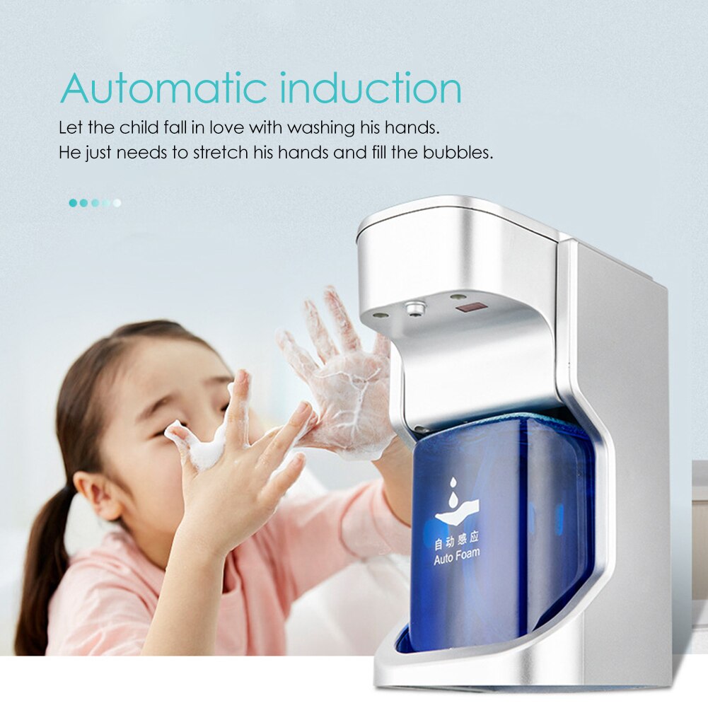 Automatic Soap Dispenser Touchless Sensor Hand Sanitizer Shampoo Detergent Dispenser Wall Mounted For Bathroom Kitchen