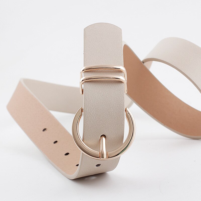 Female Black Brown White Pink Wild Trouser Women's Belt Cowgirl Western Belts for Women Cintos De Mujer