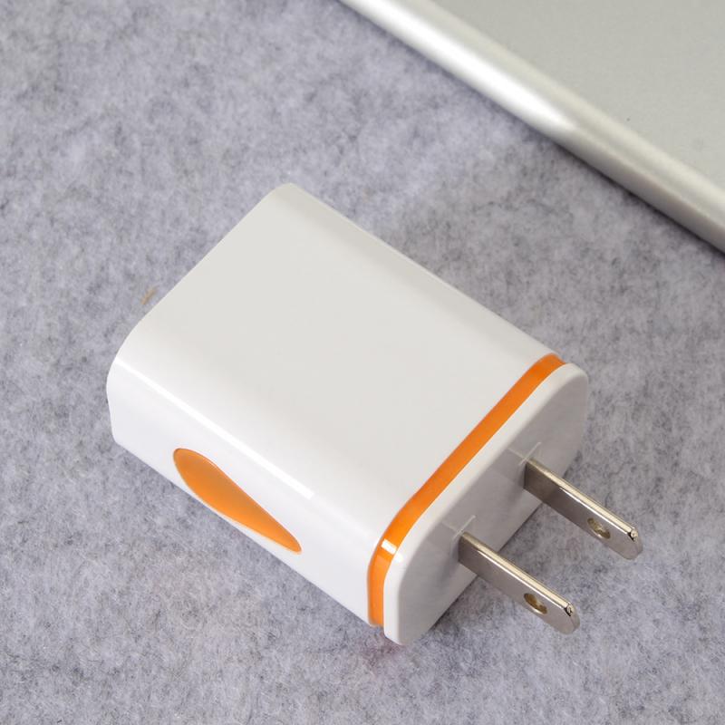 5 Colors Dual USB Charger 2.1A Fast Charging Universal Travel EU/US Plug Adapter Wall Mobile Phone Charger For IPhone For Huawei