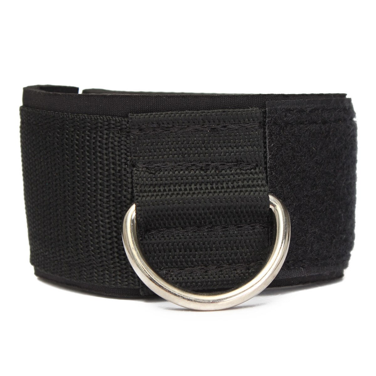 Cinturino alla caviglia D-squillare Multi palestra Cavo di Fissaggio Della Coscia Della Gamba Puleggia di Sollevamento Pesi Nero