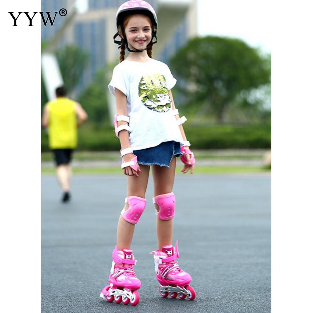 Chaussures de patins à roulettes chaussures de patinage à 4 roues taille  réglable pour enfants garçons filles 