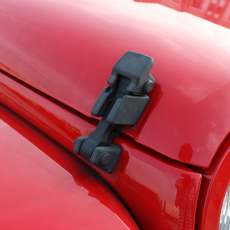 Kit de borracha de trava de capô, esquerda e direita, trava de capô lateral para jeep wrangler tj 2003-2012, substituição do oe #1997