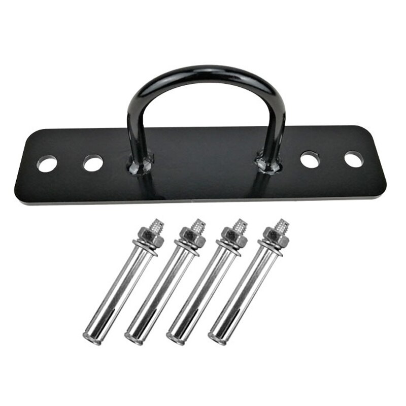 Iron Battle Fitness Rope Ceiling Wall Mount Anchor Bracket Durable Gymnastic Rings Swings Hammocks Wall Hook Fitness Equipment