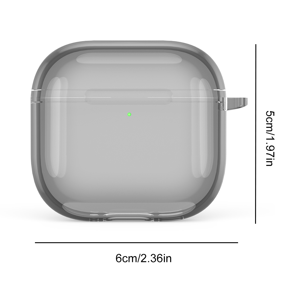 Funda protectora transparente para Airpods 4, cubierta de silicona para auriculares, para Apple AirPods 4 2024, novedad de 2024