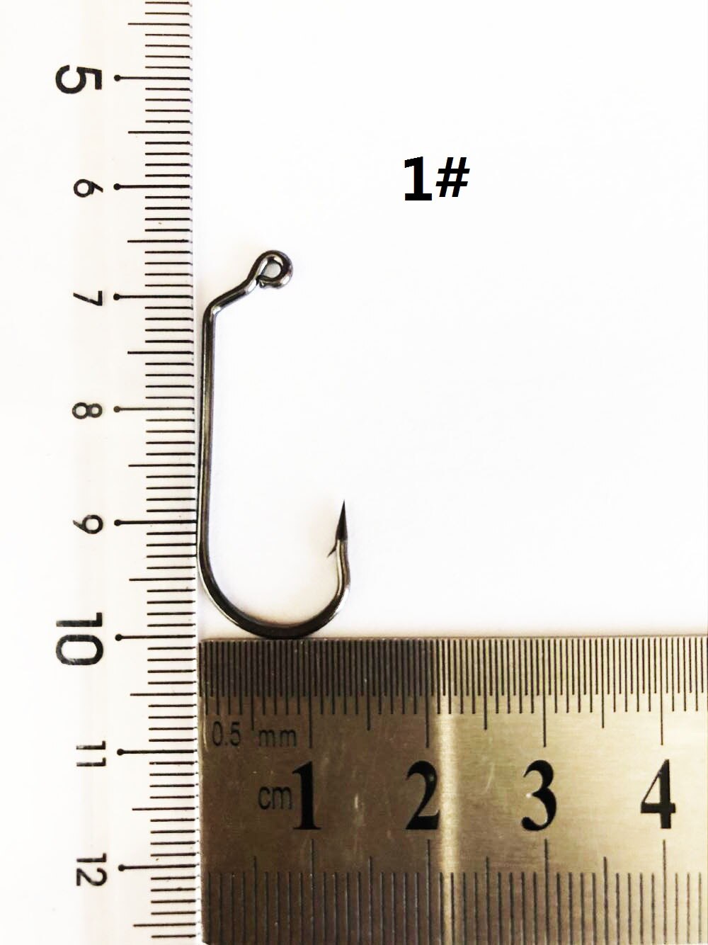 100pcs 32786 Jig Fishing Hooks High Carbon Steel Saltwater Fishhooks Bass Jigging Size 4# To 8/0#: Size 1