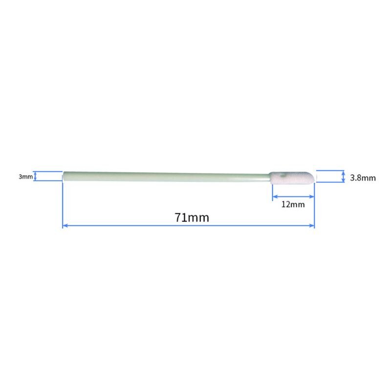 100 Stks/pak Kleine Ronde Kop Schuim Tip Wattenstaafje Stofvrij Spons Sticks Voor Inkjet Printkop Camera Optische Lens