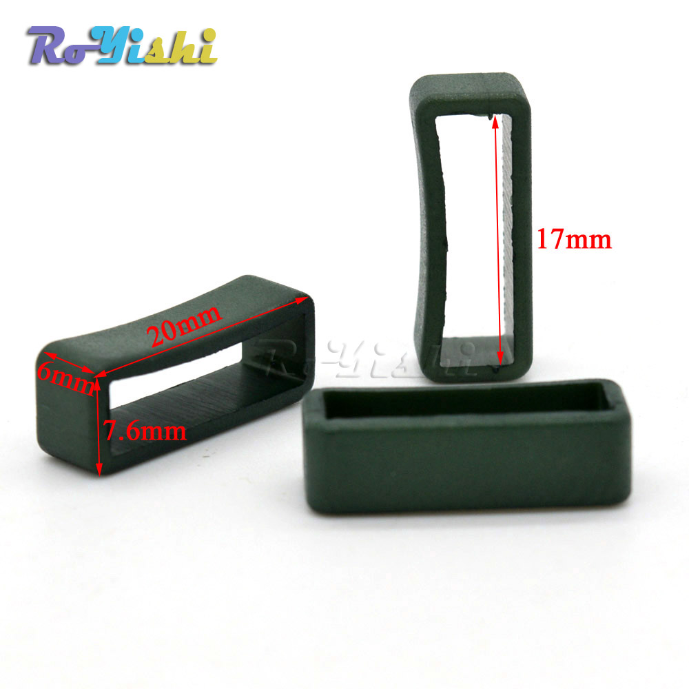 12pcs/pack 5/8"(17mm) Colorful Belt Loop Keeper for Dog Collar Harness Backpack Straps