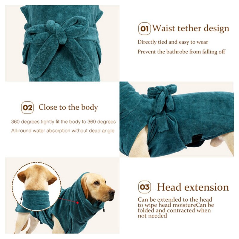 Sällskapsdjur hund badrum superabsorberande sällskapsdjur torkhandduk mikrofiber hund bad kappa snabbtorkande katt badhandduk sällskapsdjur leveranser