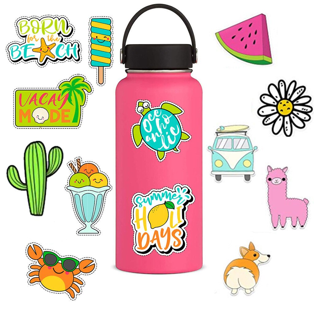 Water Bottles Stickers Computer Stickers Big Cute Waterproof Aesthetic Trendy Stickers For Teens