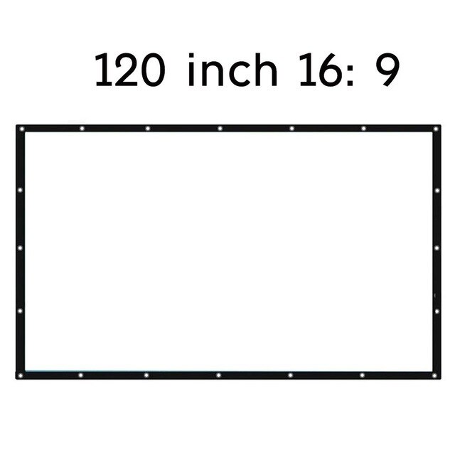 Movie Curtain Projection Screen Movie Cloth Practical Durable Portable Polyester Moisture Proof Home Shade Sail Shelter: Style 11