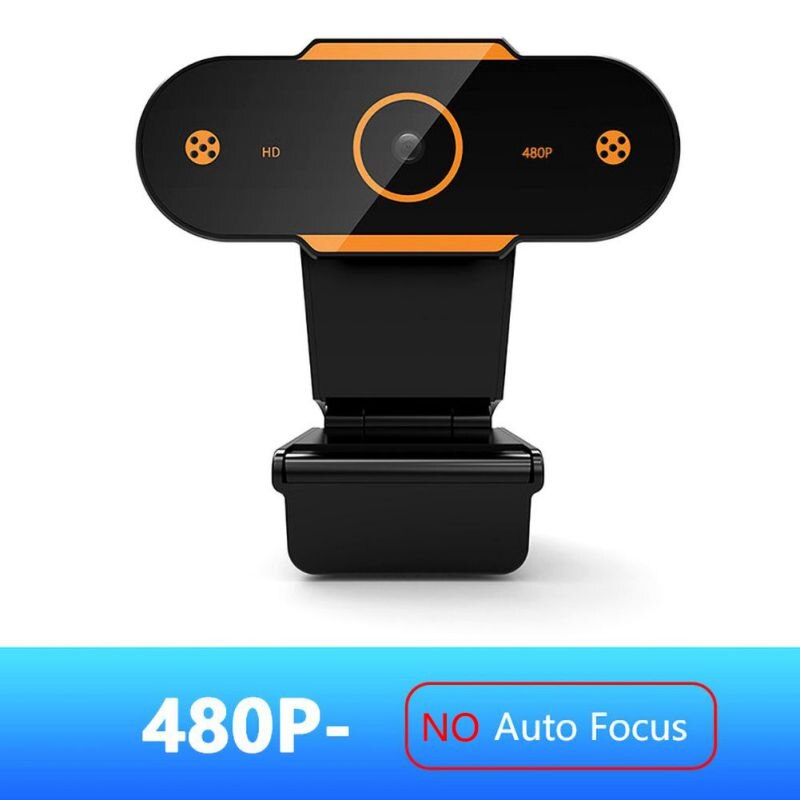 Foco automático 2k hd webcam 1080p câmera web com microfone webcams inteligentes para transmissão ao vivo vídeo chamando casa conferência trabalho: 480P