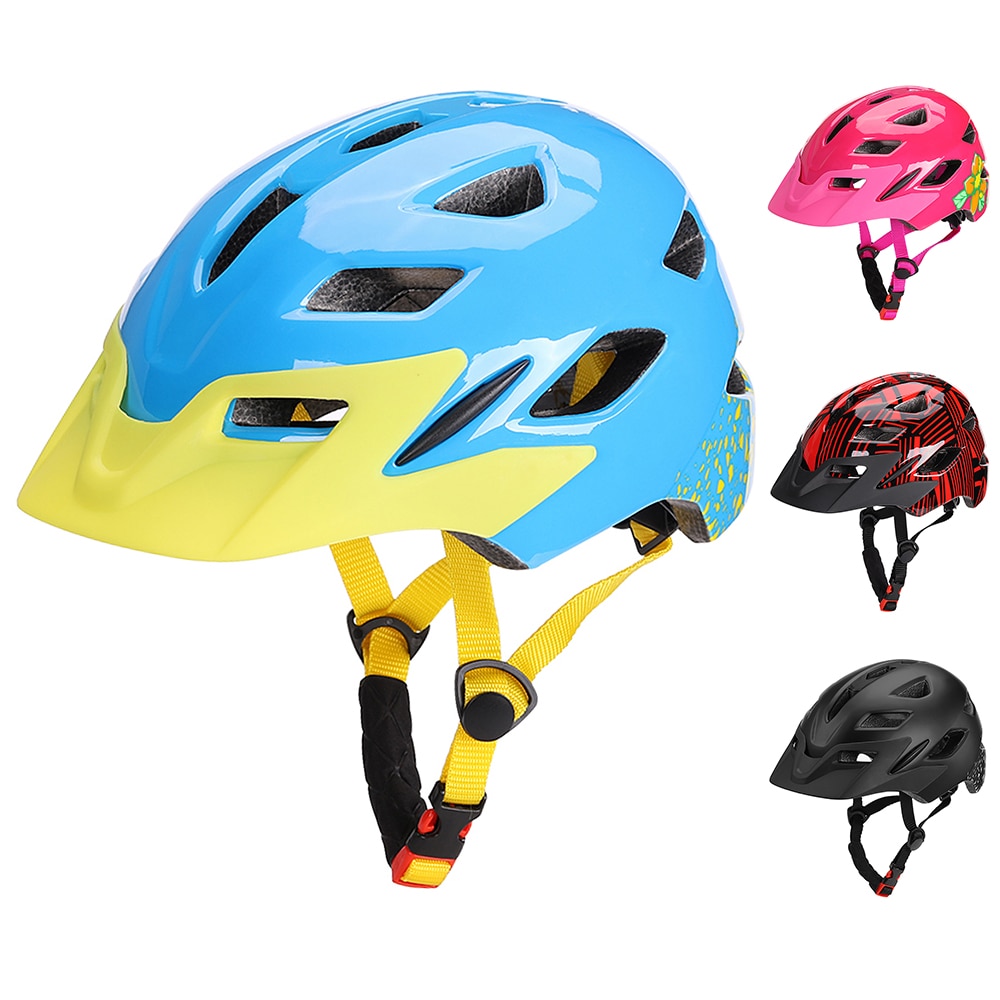 Cascos ultraligeros para bicicleta para niños, casco deportivo ligero para ciclismo, patinaje, con luz de seguridad, novedad de