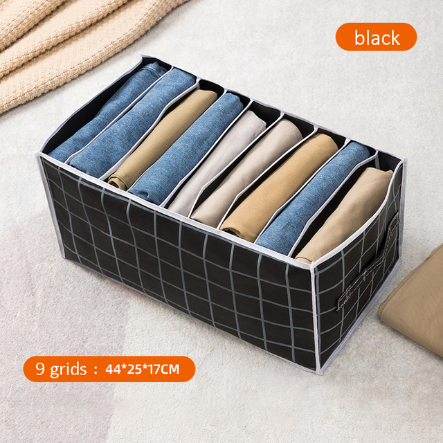 Clothes Organizer for Folded Clothes Large Capacity Wardrobe Clothes Storage with Reinforced Handle for Sweaters Underwear