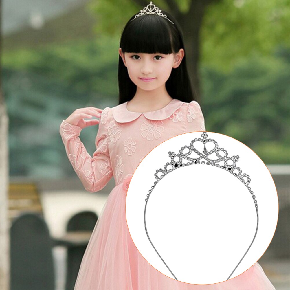 1PC Baby Meisjes Mooie Meisjes Princess Bridal Crown Crystal Tiara Hoepel Hoofdband Haarband Accessoires